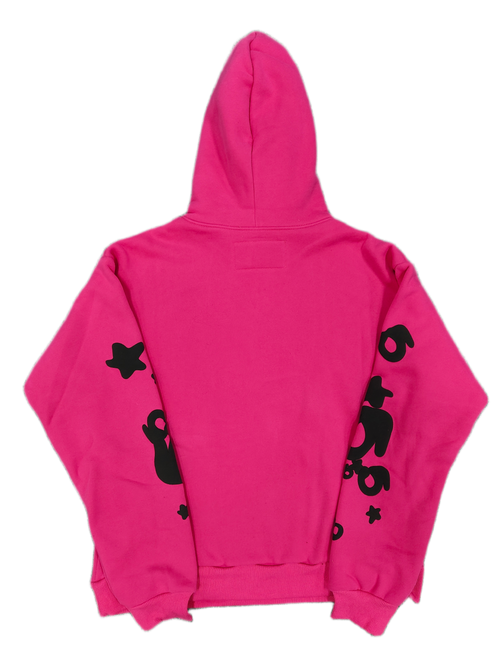 Sp5der Beluga Hoodie Pink
