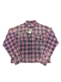 Vale Forever Rhinestone Spider Web Flannel Shirt