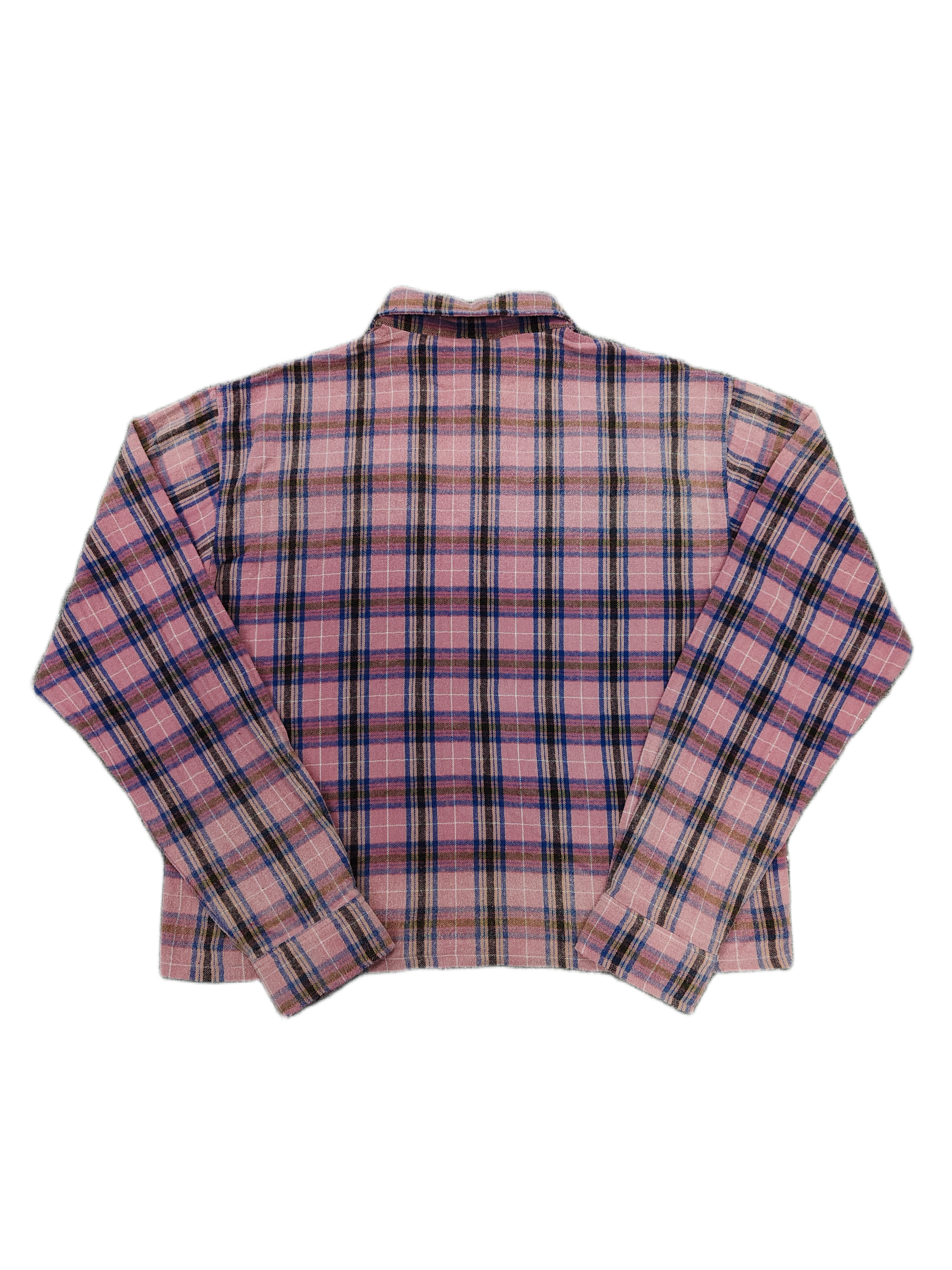 Vale Forever Rhinestone Spider Web Flannel Shirt