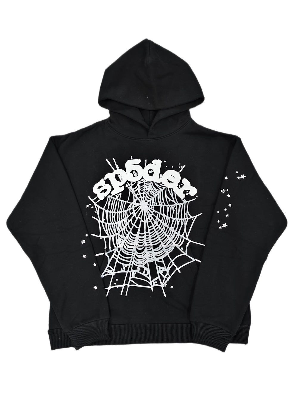 Sp5der OG Web Hoodie Black