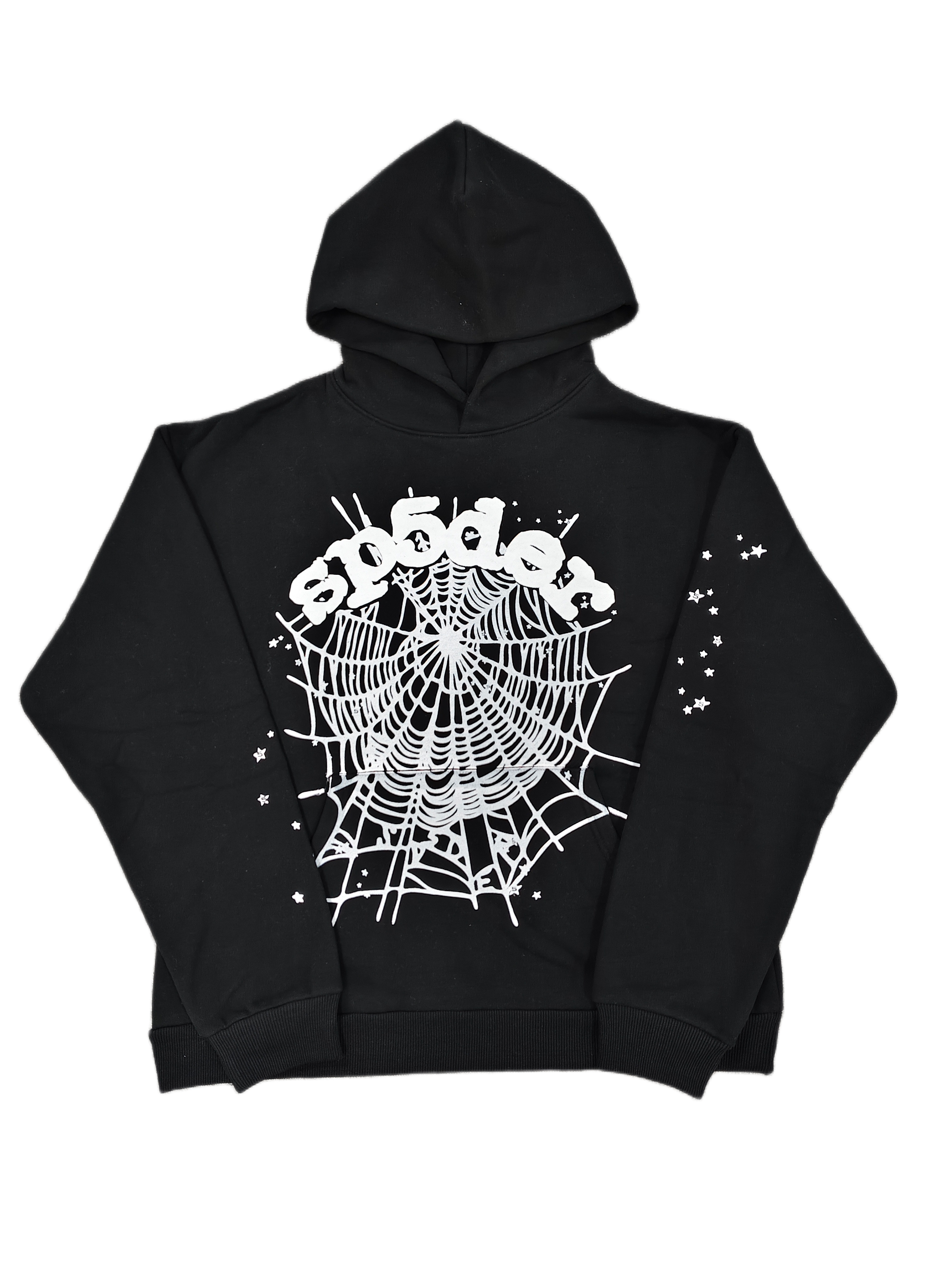 Sp5der OG Web Hoodie Black