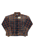 Vale Forever Rhinestone Spider Web Flannel Shirt